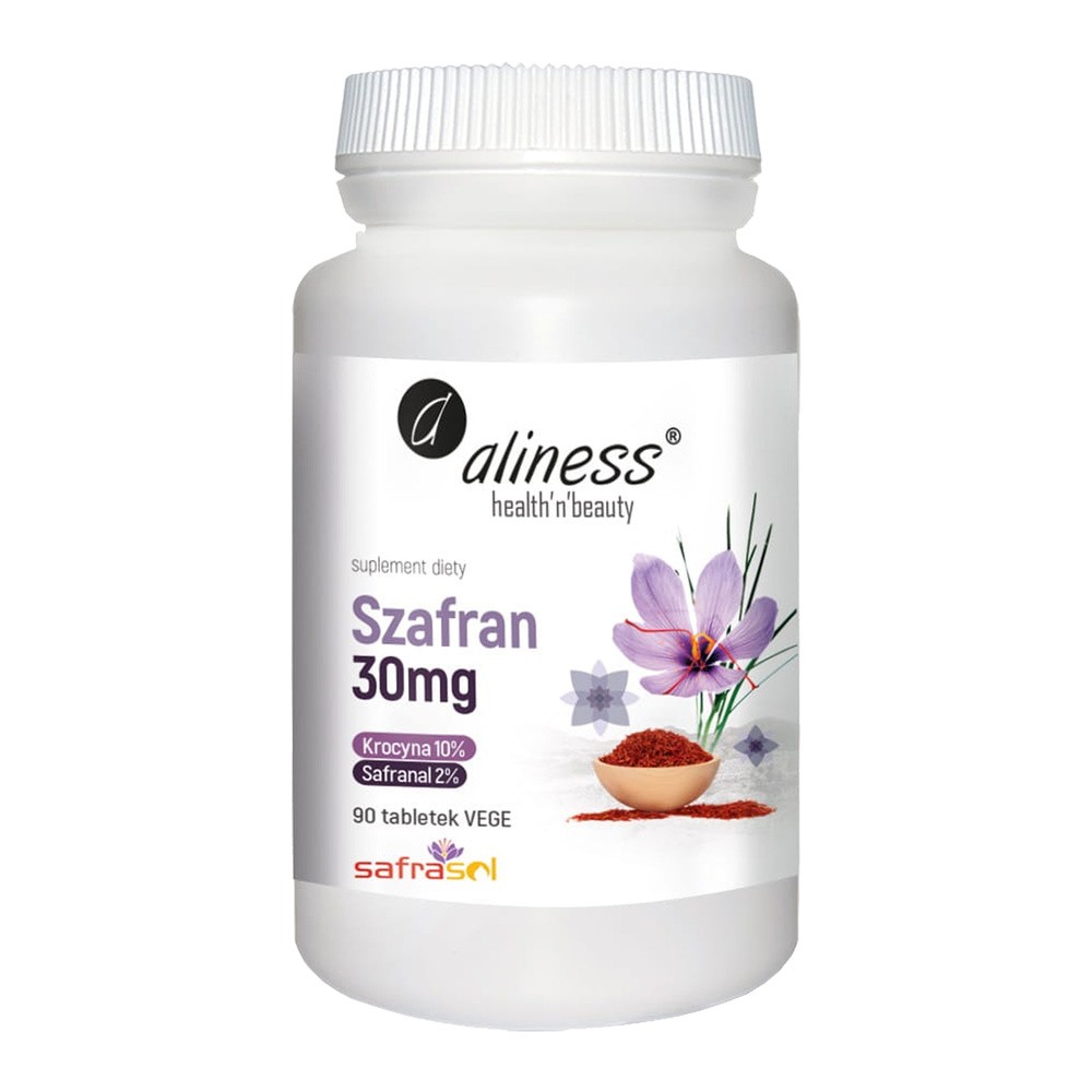 Aliness Szafran 30 mg Krocyna 10% Safranal 2% (90 tabletek) ALI-166