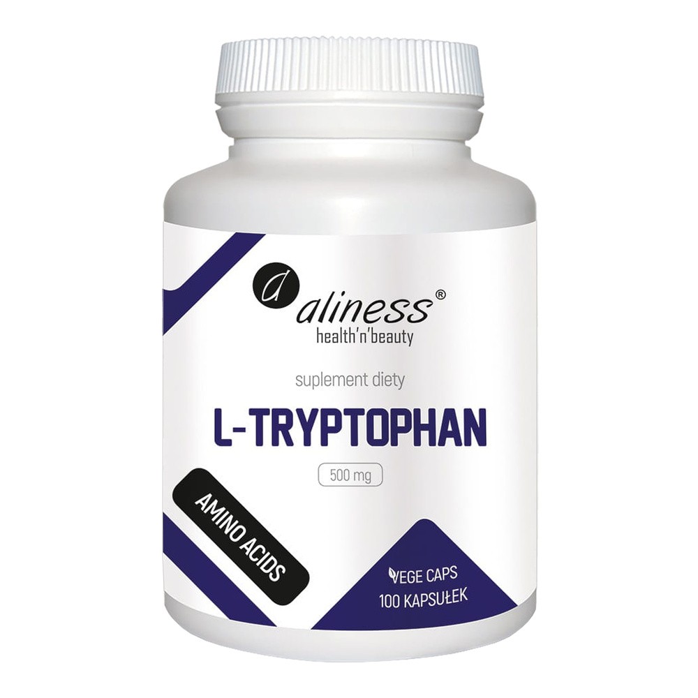 Aliness L-Tryptophan 500 mg 100 kapsułek VEGE - Aliness 81AA-22649