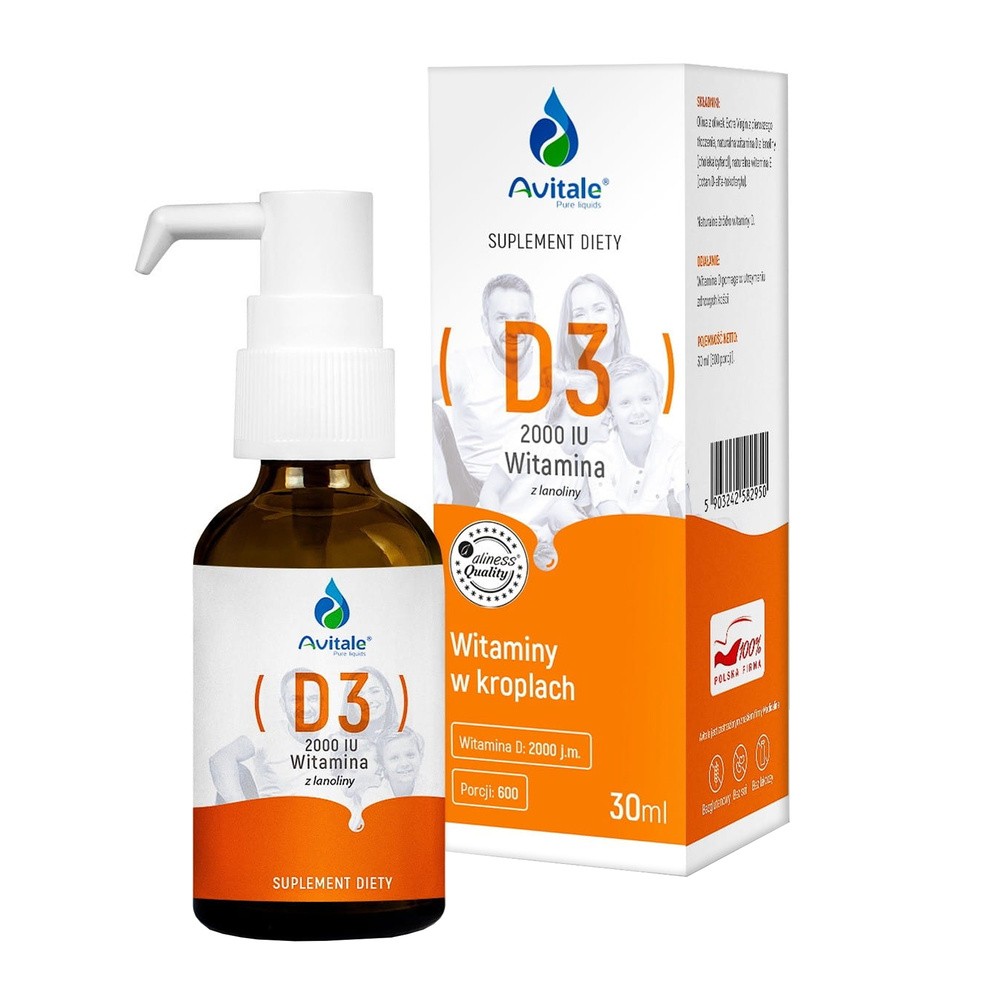 Avitale Witamina D3 2000 IU x 30 ml
