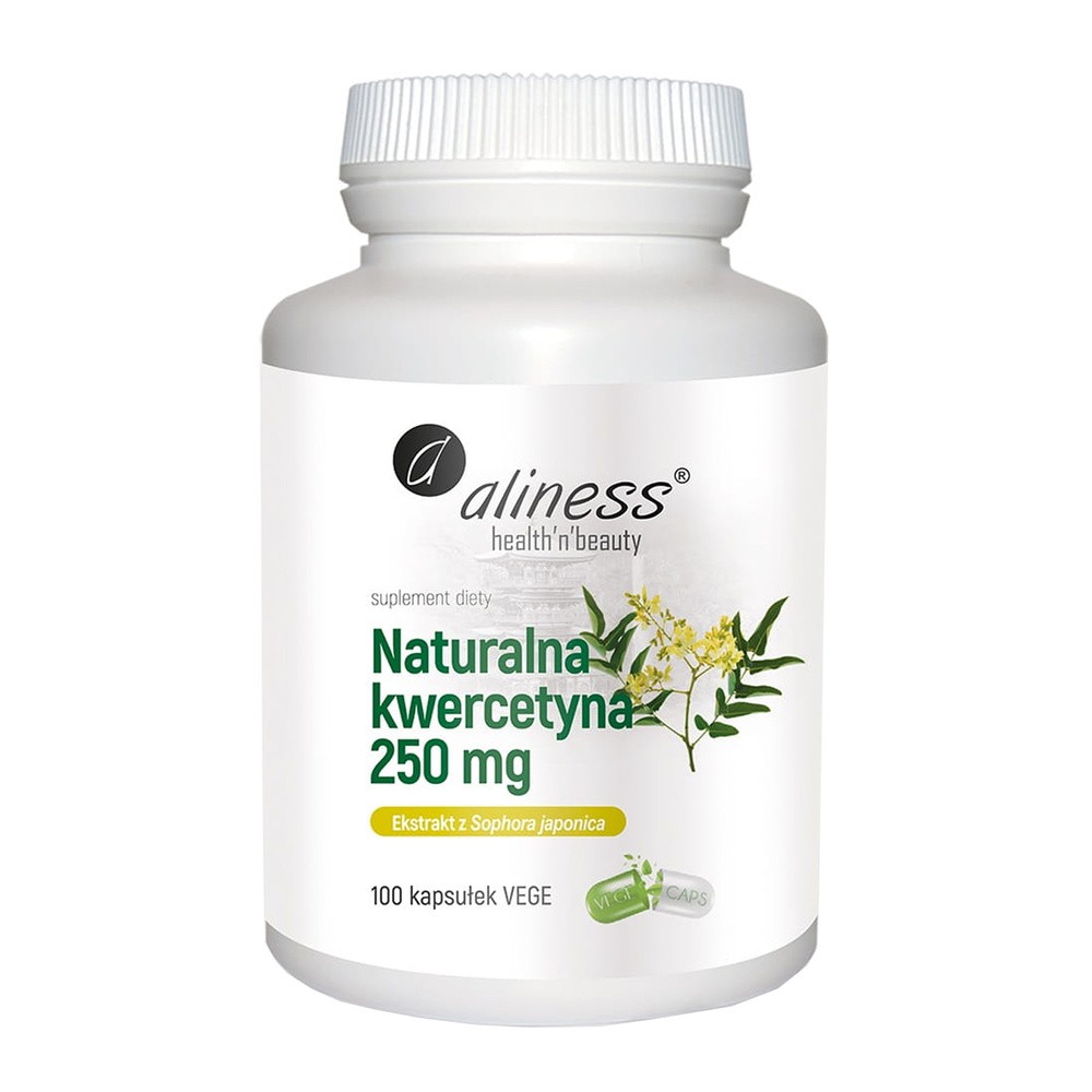 MEDICALINE Aliness Naturalna Kwercytyna 250 mg x 100 kaps vege