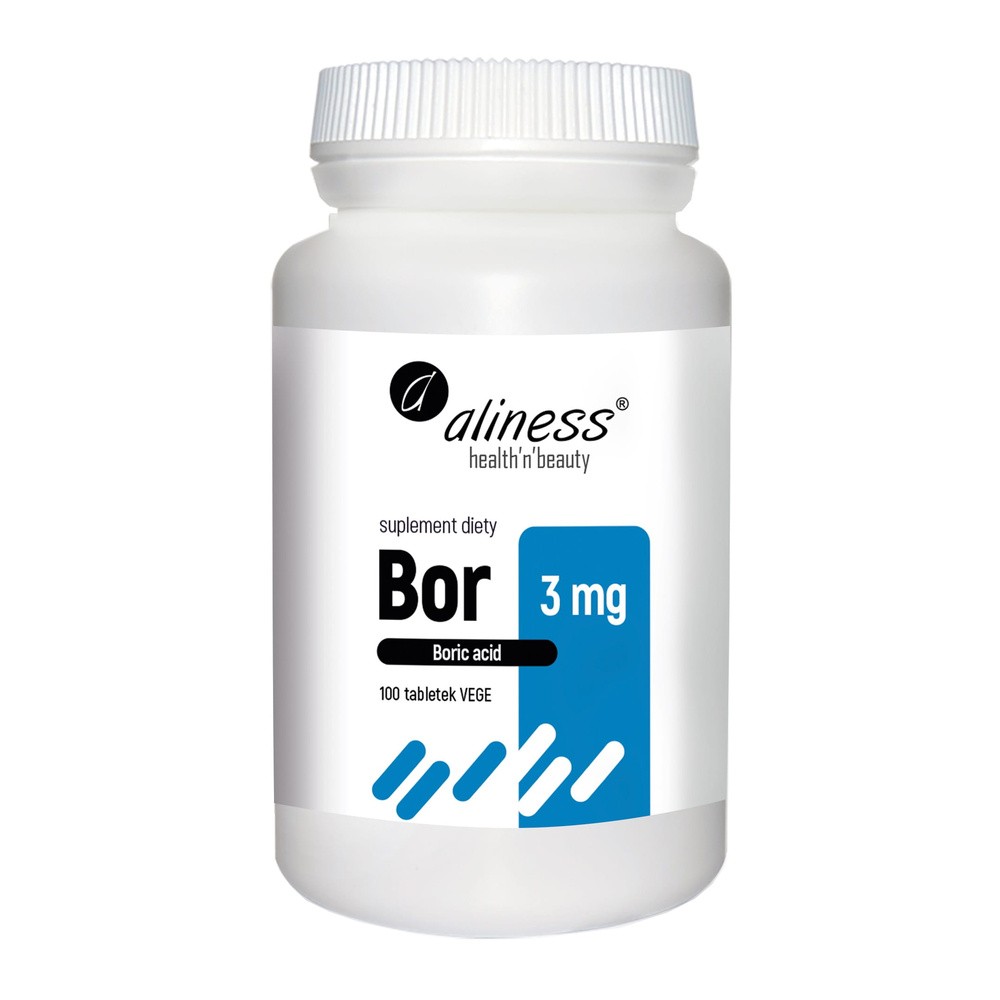 Aliness Bor 3 mg Kwas Borowy (100 tab)