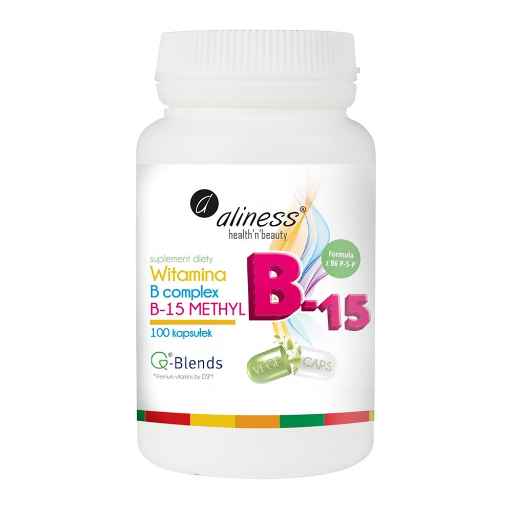 MEDICALINE Aliness Witamina B Complex B-15 Methyl x 100 kaps |  OD 149 PLN!