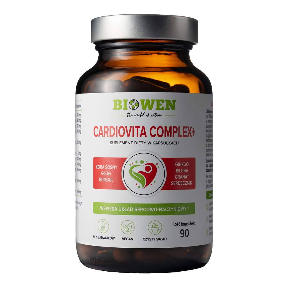 HempKing Kapsułki na wsparcie pracy serca cardiovita complex+ Suplement diety 90 szt.
