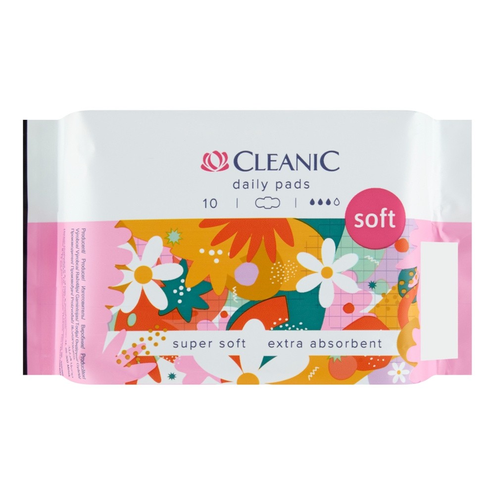 CLEANIC Podpaski higieniczne Soft - na dzień 1op.-10szt