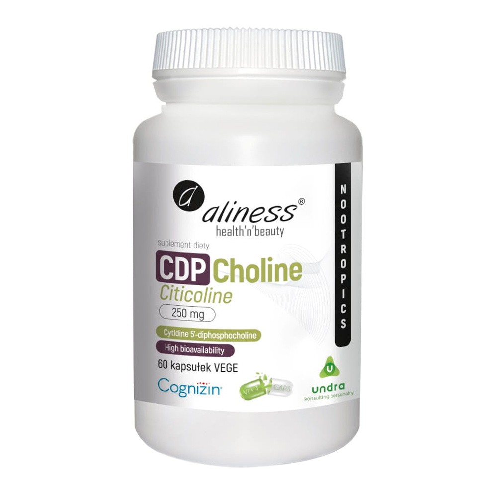 Aliness CDP Choline 250mg - 60vcaps.