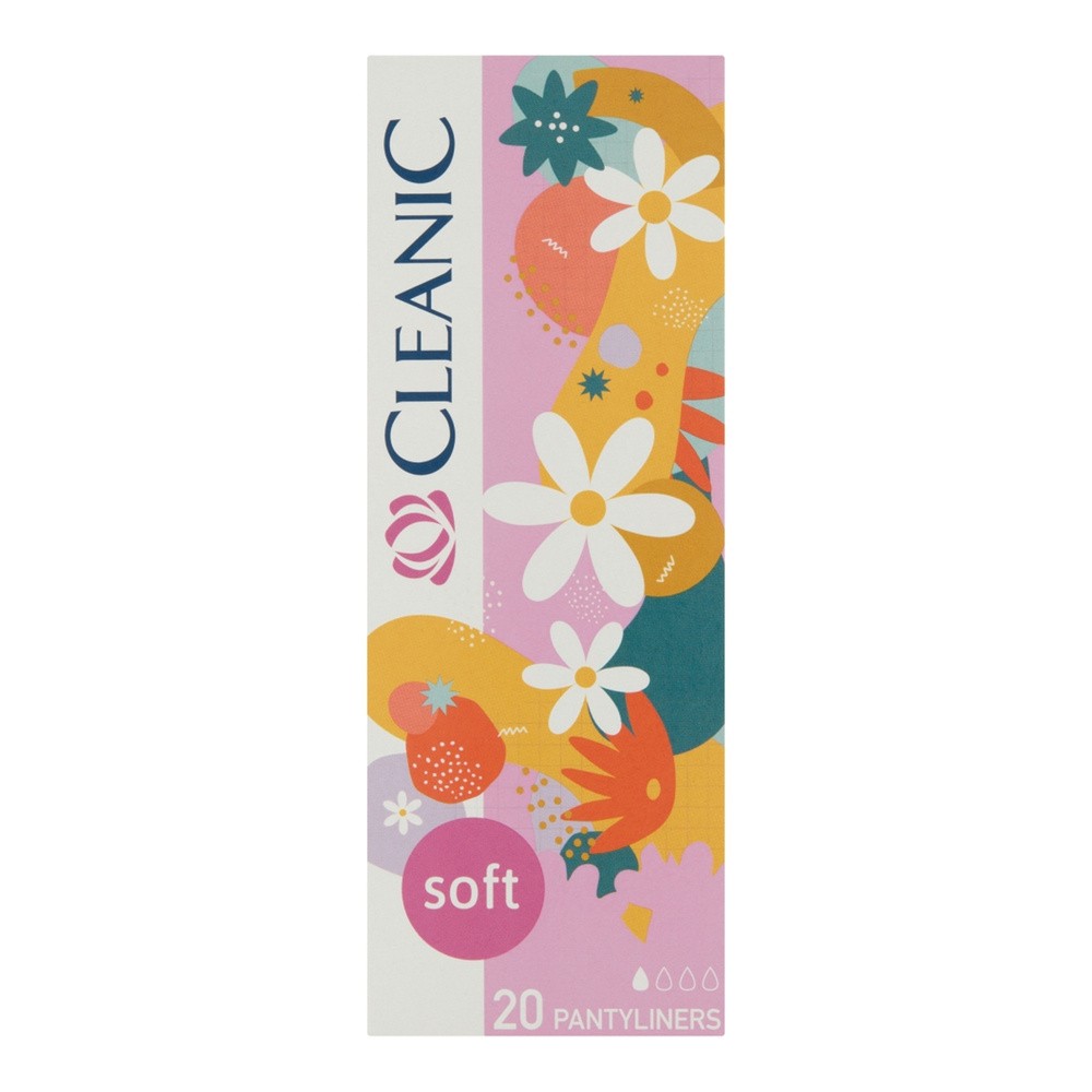 CLEANIC Wkładki higieniczne Soft  1op.-20szt