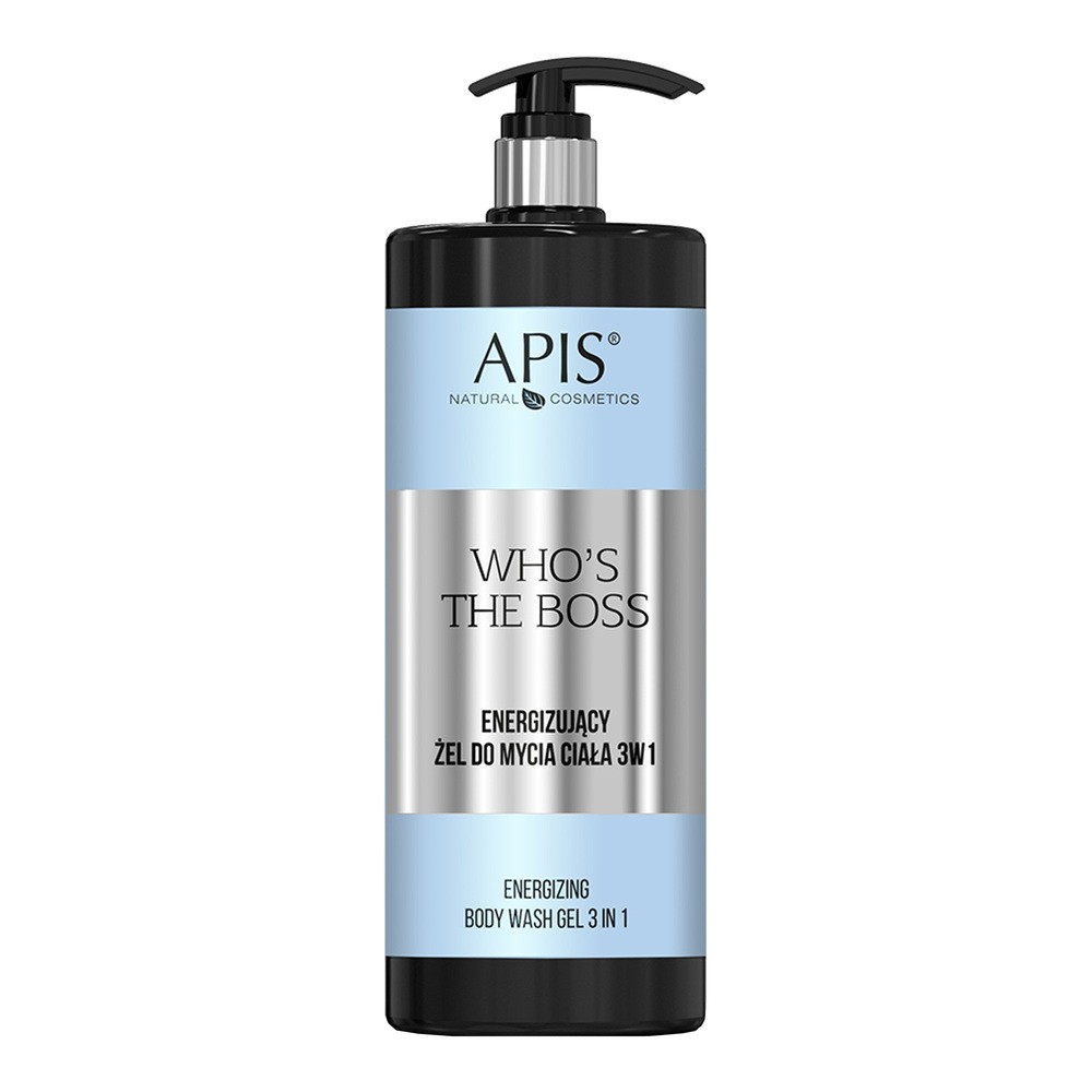 APIS Who's The Boss Energizujący Żel Do Mycia Ciała 3w1 1000 Ml