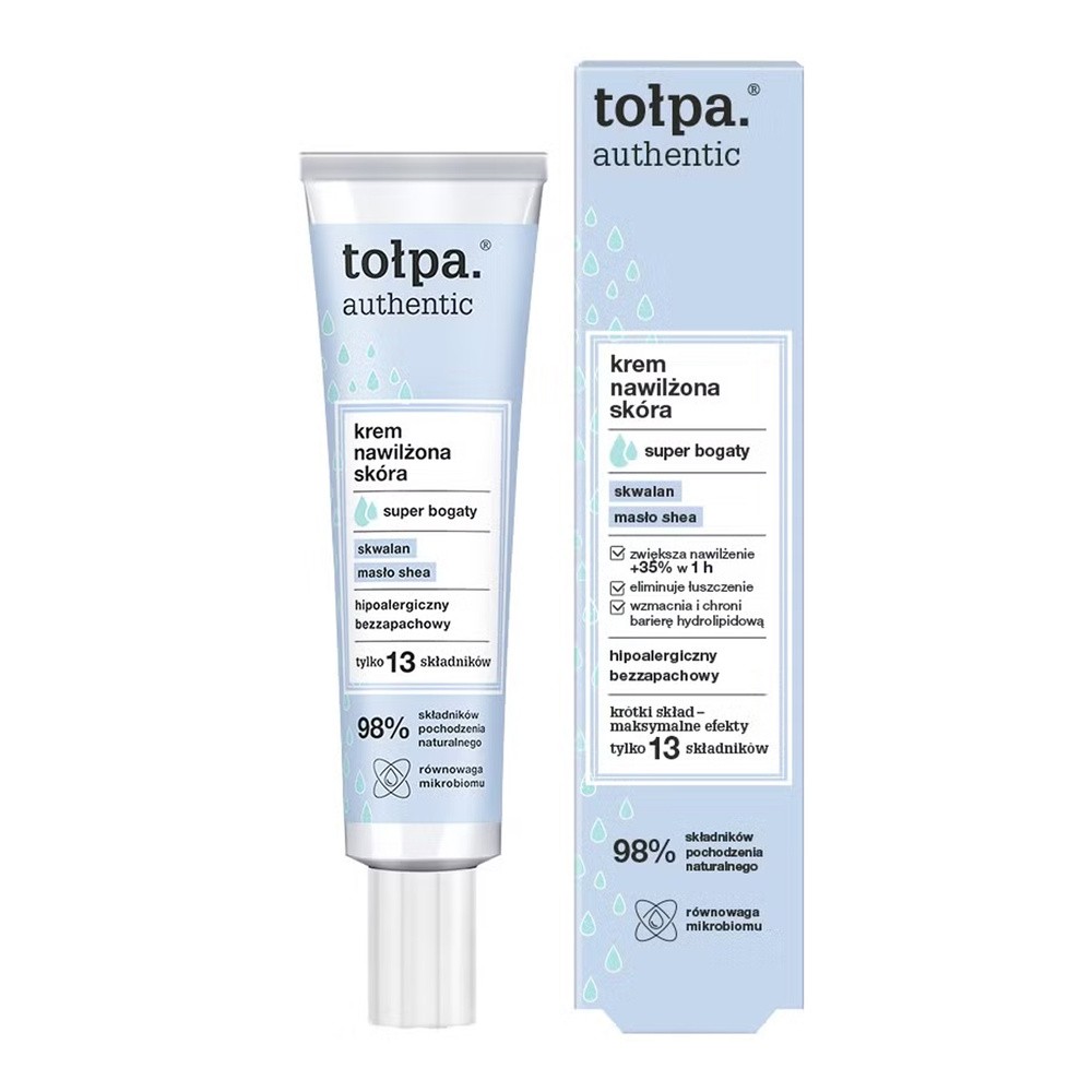 Tołpa Authentic Krem nawilżona skóra super bogaty 40ml