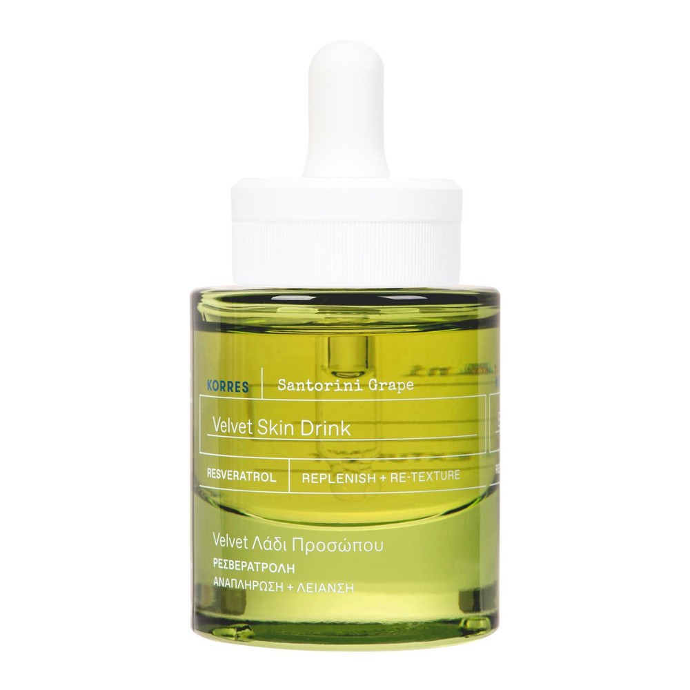 Korres, Santorini Grape Velvet Skin Drink, Wygładzające Serum Do Twarzy, 30ml