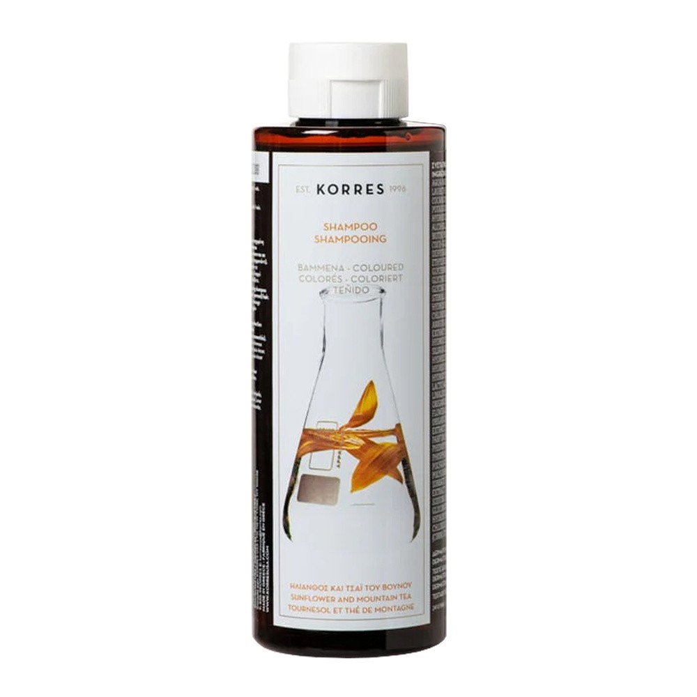Korres Hair Sunflower and Mountain tea szampon do włosów farbowanych 250 ml