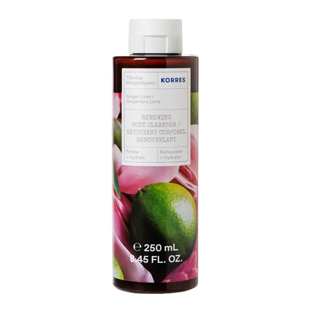 Korres GINGER LIME rewitalizujący żel pod prysznic, 250 ml 21007284