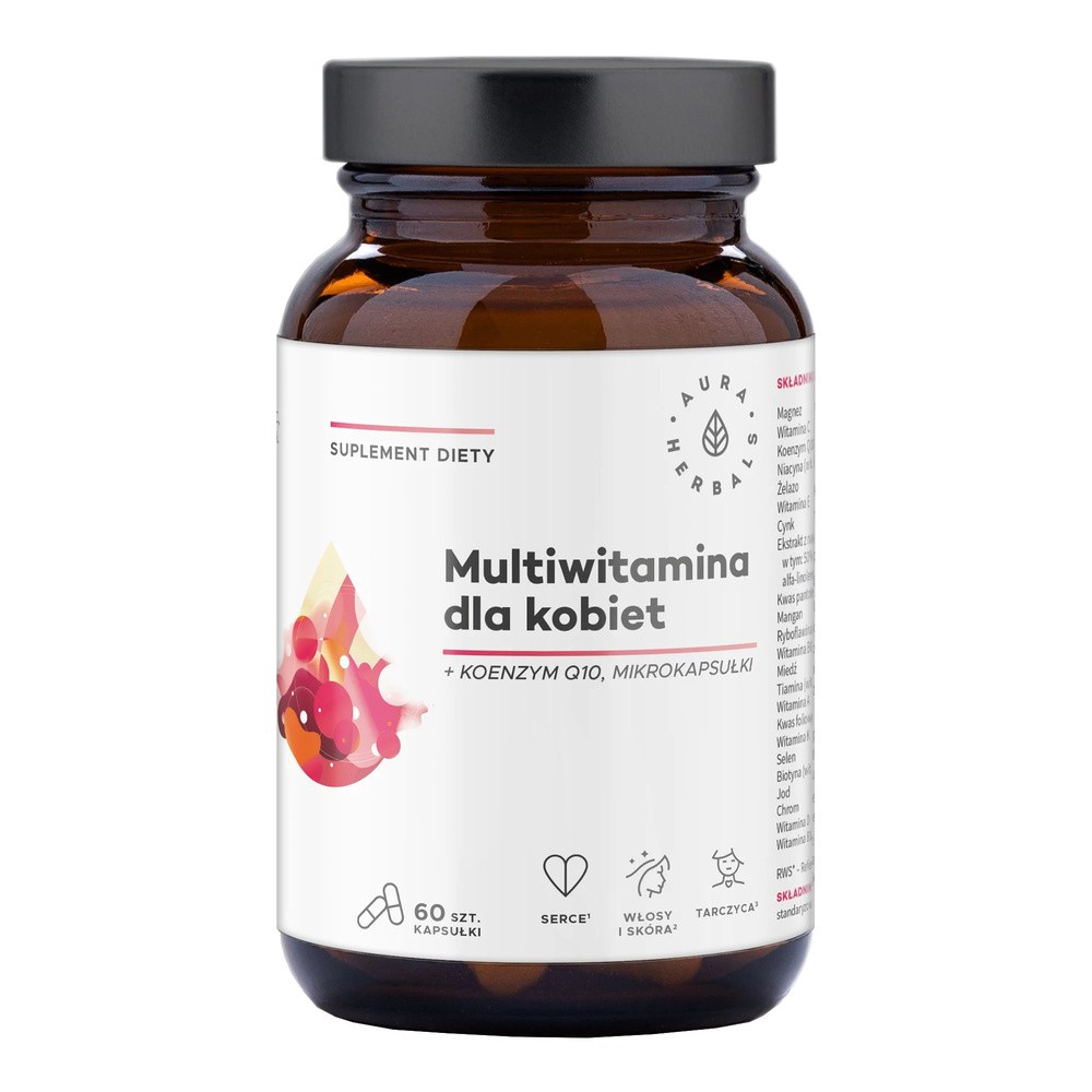 Aura Herbals Multiwitamina dla kobiet Mikrokapsułki