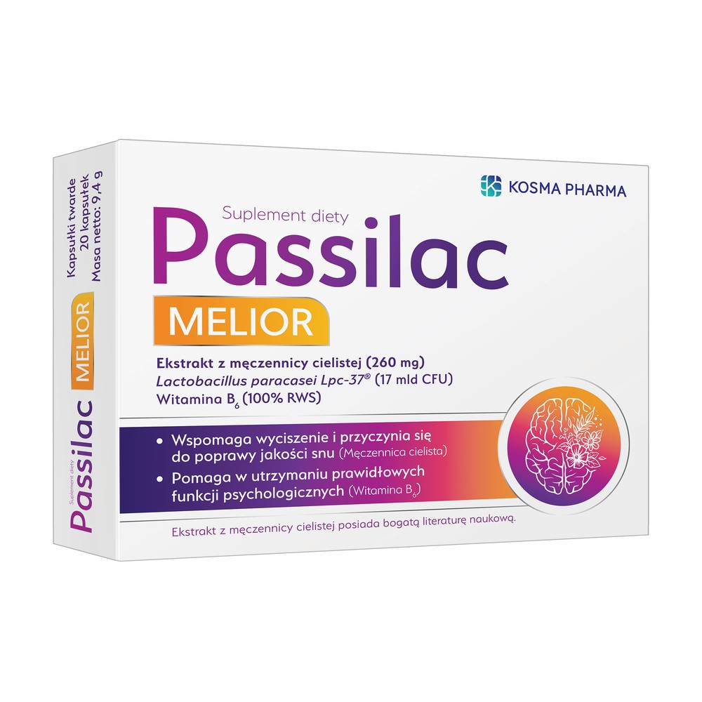 Passilac Melior, 20 kapsułek