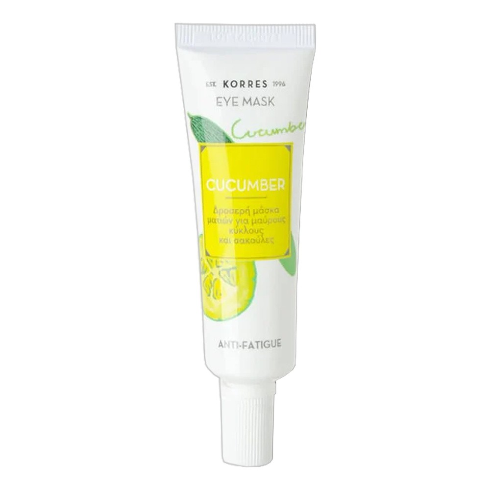Korres Mask & Scrub Cucumber maska na oczy przeciw obrzękom i cieniom 8 ml