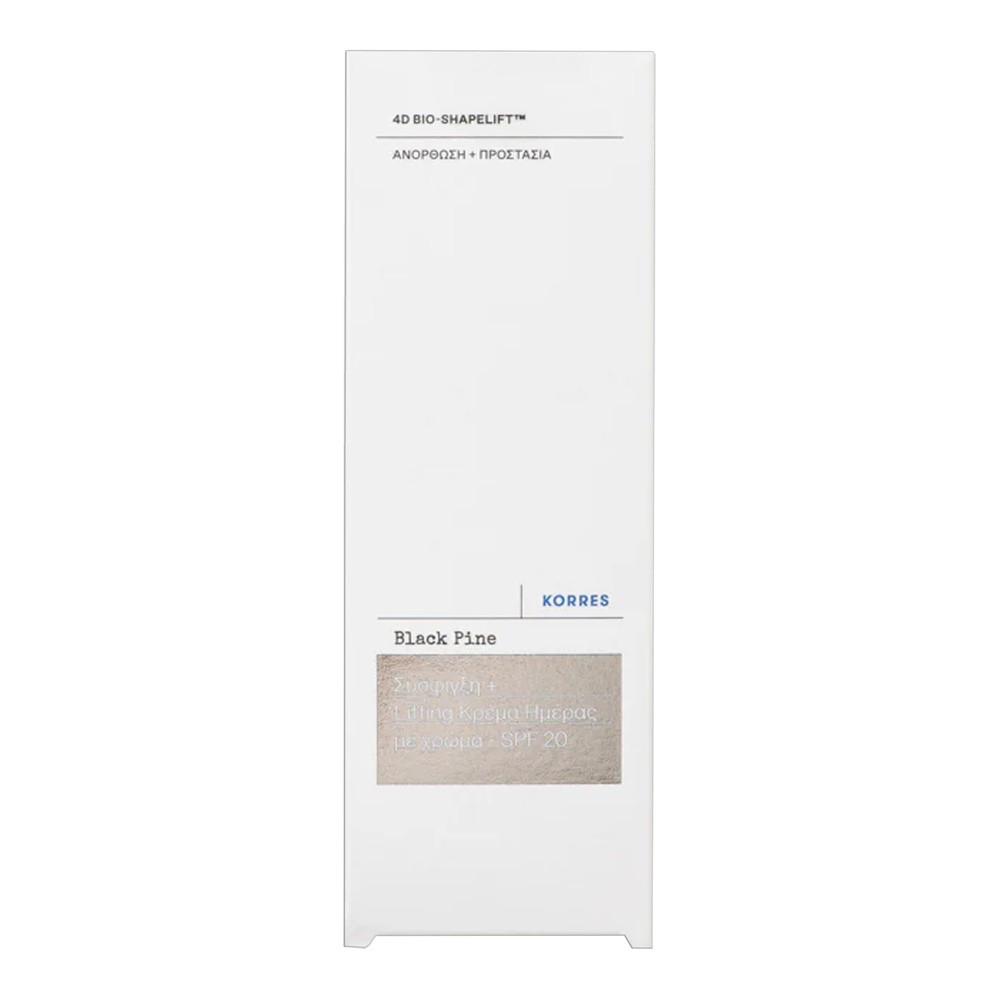 Korres Black Pine 4D BIO-SHAPELIFT Koloryzujący krem do twarzy z SPF20