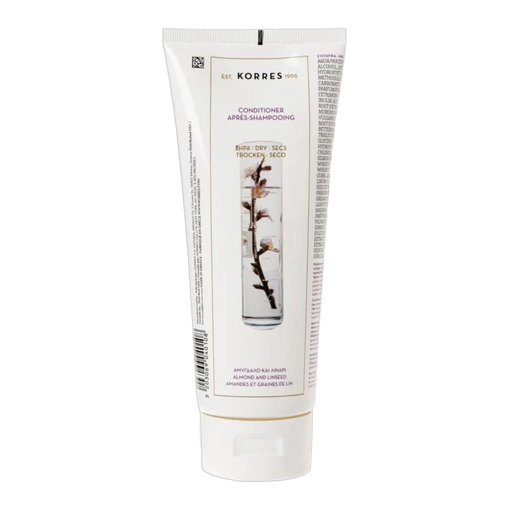 Korres Nourishing Conditioner odżywka z wyciągiem z migdałów i olejem lnianym do włosów suchych i zniszczonych 200ml