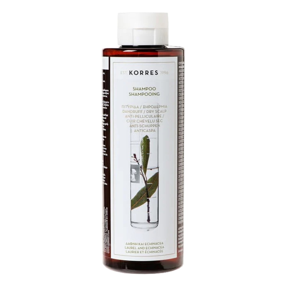 Korres Laurel & Echinacea Shampoo Against Dandruff And Dry Scalp Szampon przeciwłupieżowy do suchej skóry głowy 250 ml