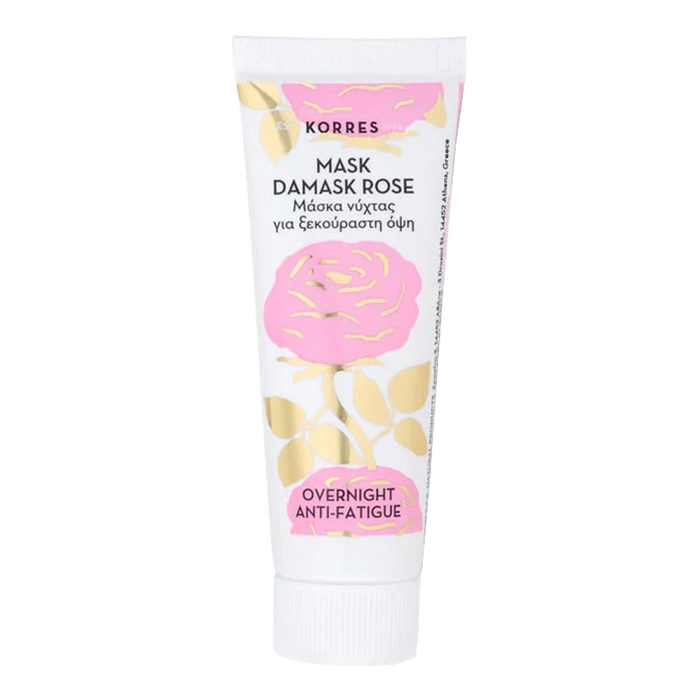 Korres adamaszkowa róża Anti Fatigue i Nourishing Mask, 18 ML 0100486