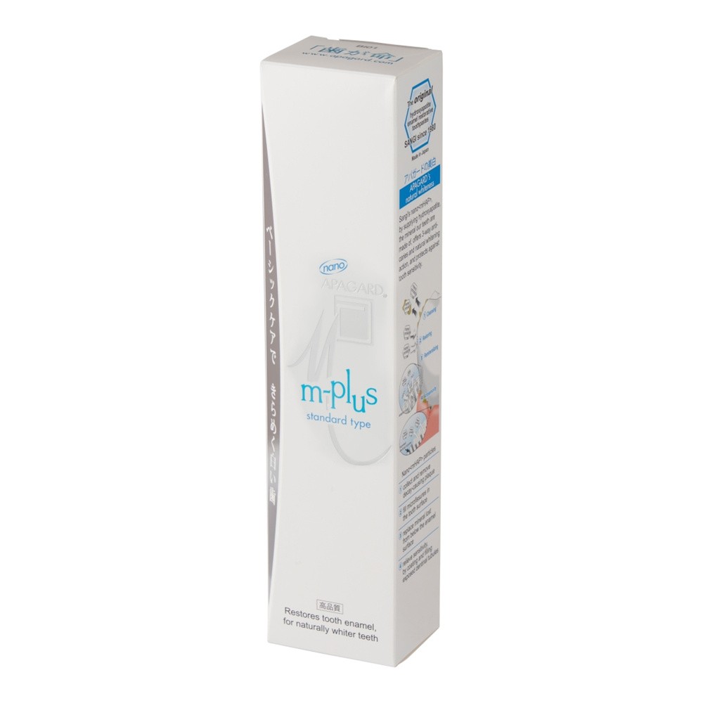 Apagard M-plus Pasta Do Zębów Z Hydroksyapatytem Bez Fluoru Japońska 125 g, , MPC125, [kolor]