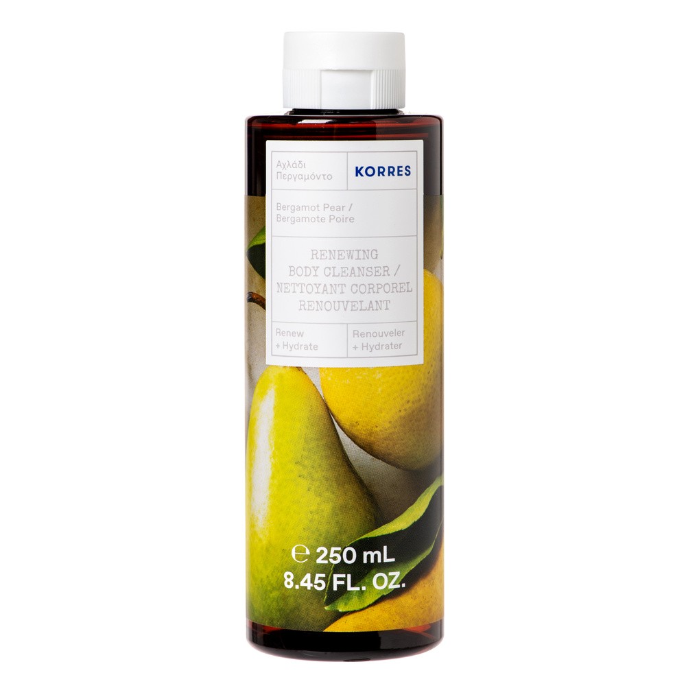 Korres BERGAMOT PEAR rewitalizujący żel pod prysznic, 250 ml 21007232