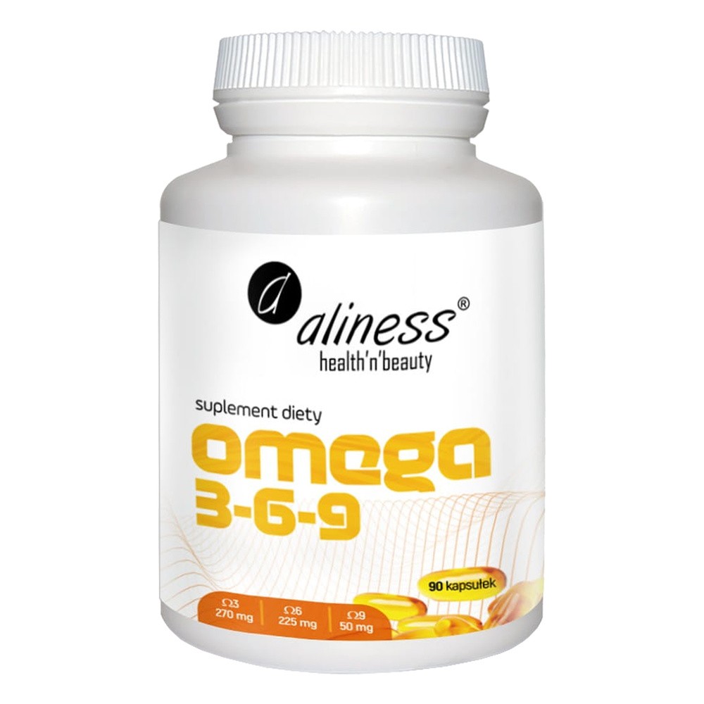 Aliness Omega 3-6-9 (Mieszanka naturalnych olejów) 90 Kapsułek
