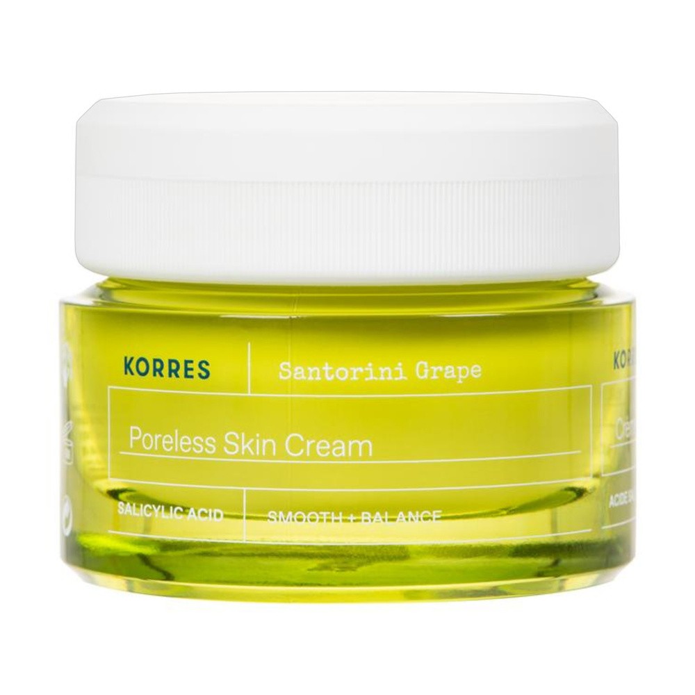 Korres Santorini Grape krem do twarzy zmniejszający widoczność porów
