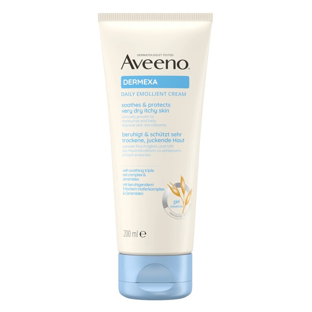 Aveeno Dermexa Daily Emollient Cream krem zmiękczający do skóry suchej i podrażnionej 200 ml