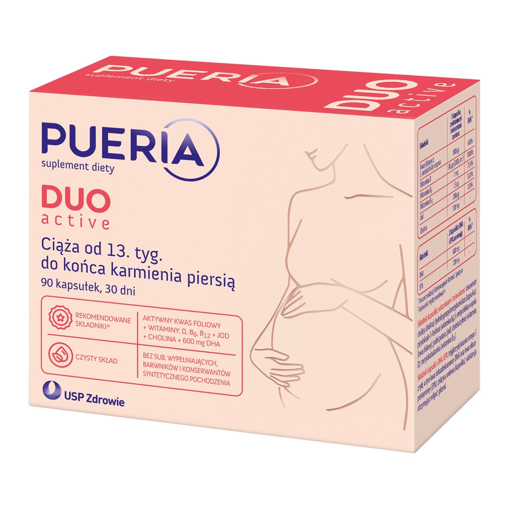 Pueria Duo Active, 90 kapsułek