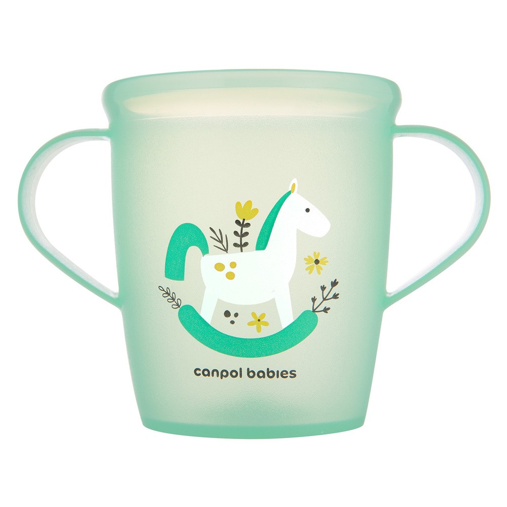 Canpol Babies Kubek z uchwytami Toys 250 ml zielony