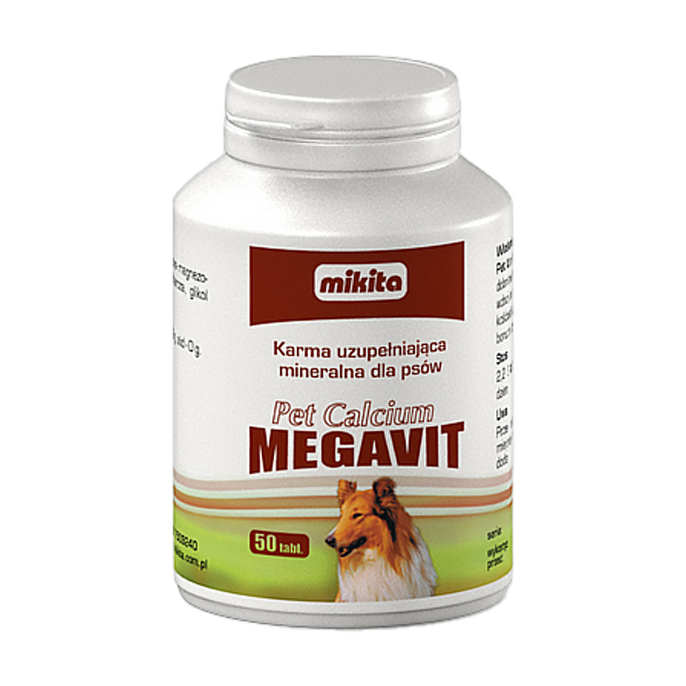 Mikita MEGAVIT Pet Calcium 50 tabletek