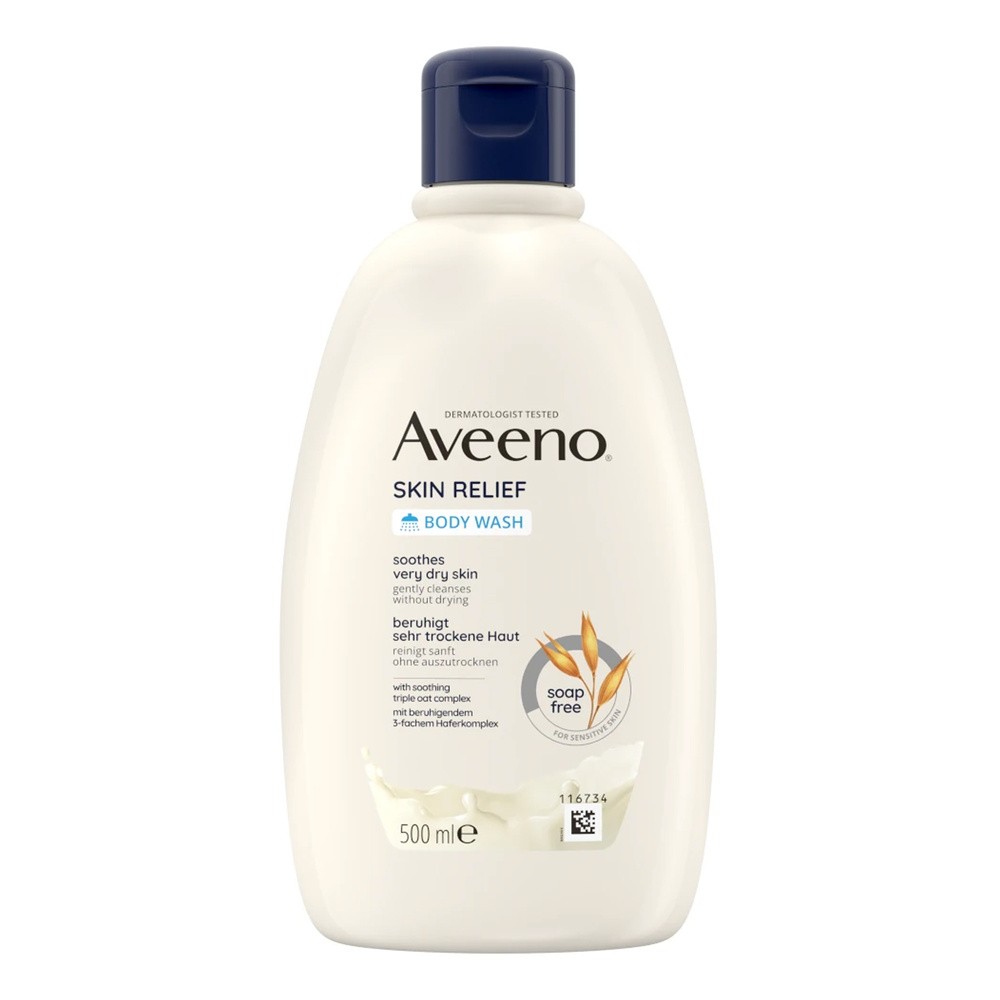 Aveeno Skin Relief, żel nawilżający do mycia ciała, 500 ml