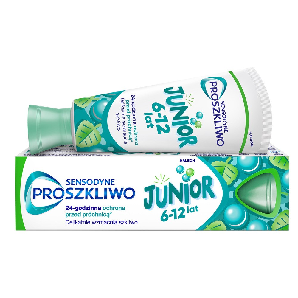 Proszkliwo Junior pasta do zębów dla dzieci 6-12 lat 75ml