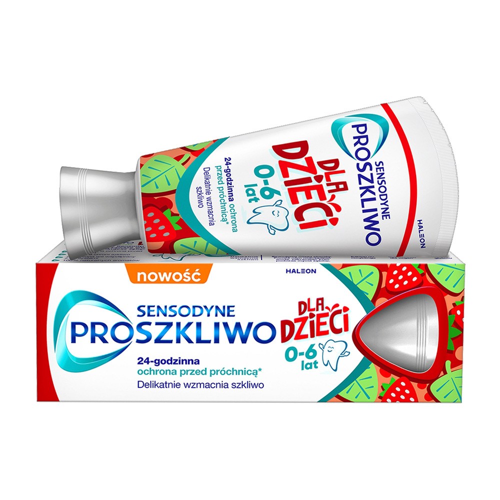 Proszkliwo pasta do zębów dla dzieci 0-6 lat 50ml