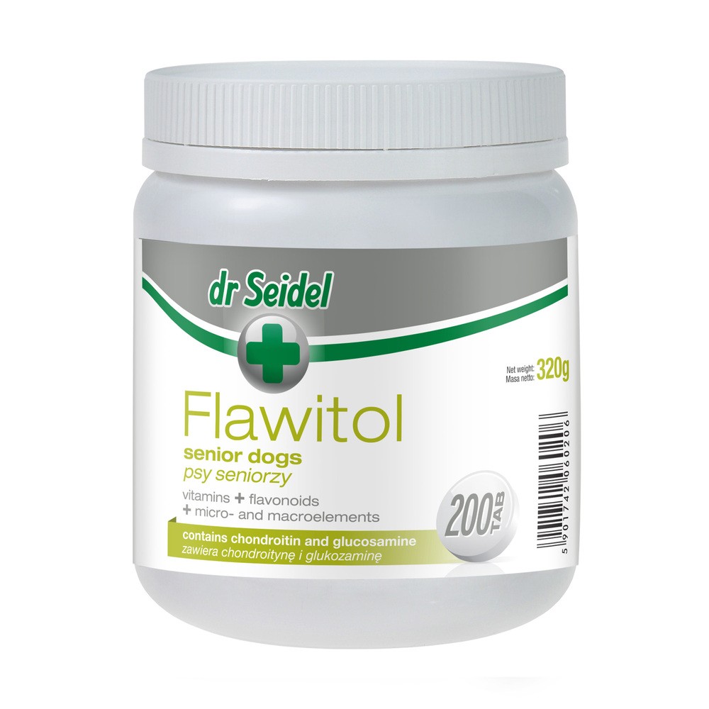 Dr Seidla FLAWITOL DLA PSÓW SENIORÓW 200 TABL.