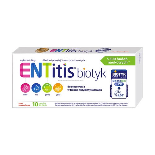 Entitis Biotyk Pastylki do ssania