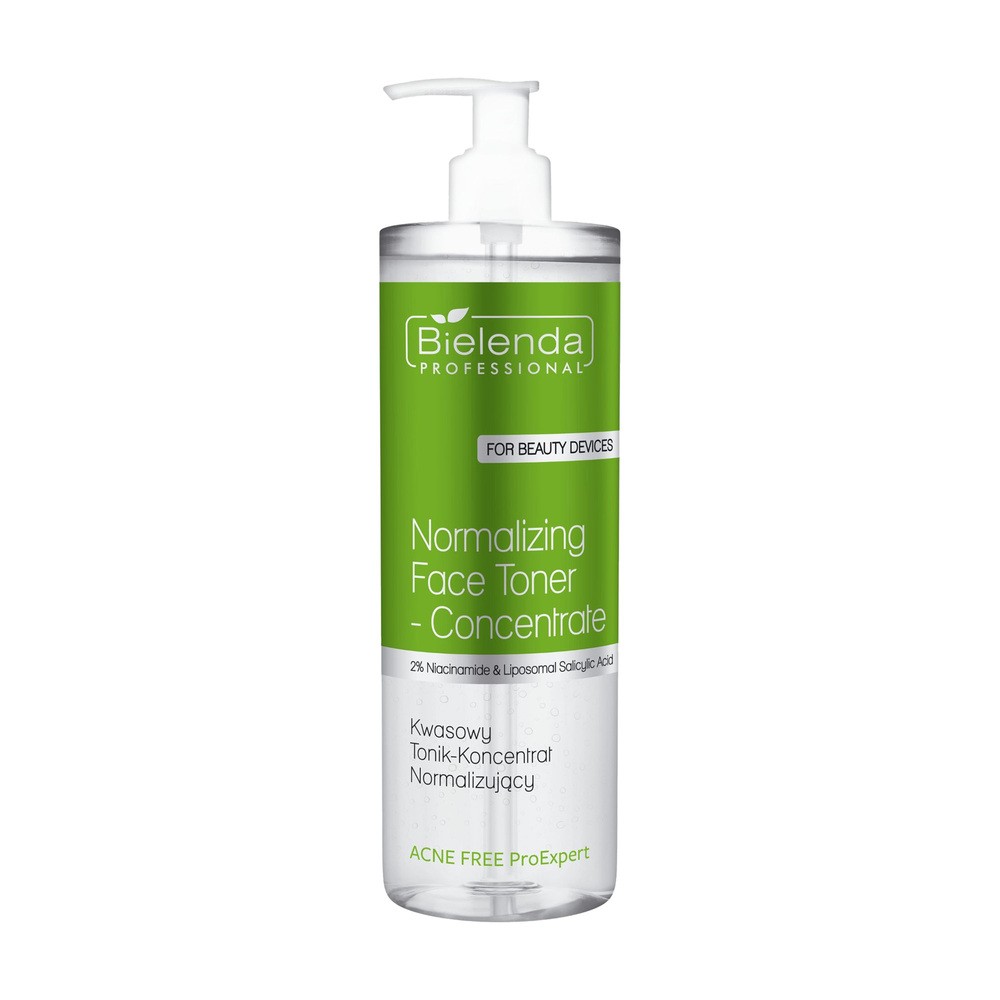 BIELENDA PROFESSIONAL ACNE FREE PROEXPERT KWASOWY TONIK-NORMALIZUJĄCY KONCENTRAT DO TWARZY 500ML