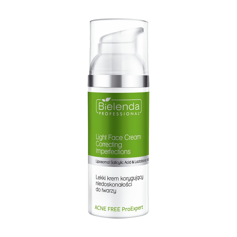 Bielenda Acne Free Pro Expert Krem Redukujący Niedoskonałości Z Kwasami, 50ml