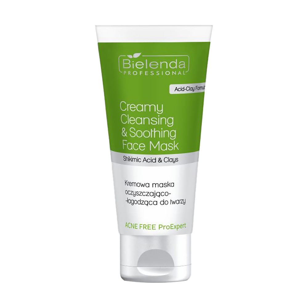 Bielenda Professional Is Acne Free, ProExpert kremowa maska oczyszczająca do twarzy, 150ml
