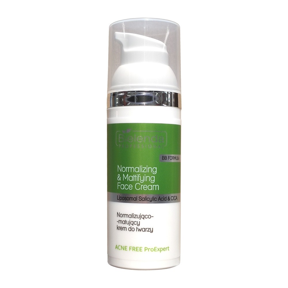 Bielenda Acne Free Pro Expert Normalizująco-Matujący Krem, 50ml