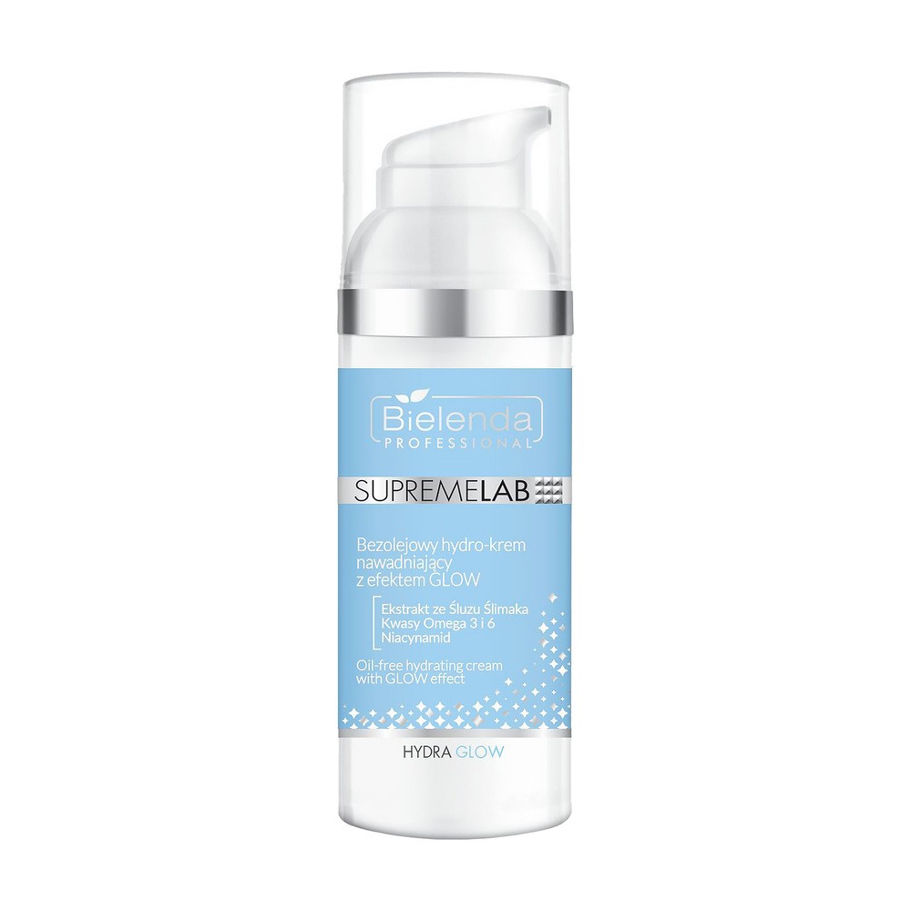 Bielenda Supremelab Bezolejowy Hydro-Krem Nawadniający Z Efektem Glow Z Niacynamidem 50ml