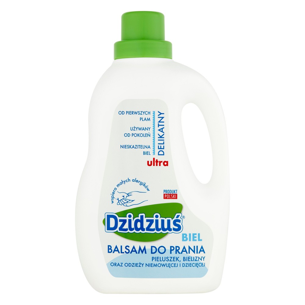 DZIDZIUŚ Balsam do prania białych tkanin 1,5l - hipoalergiczny