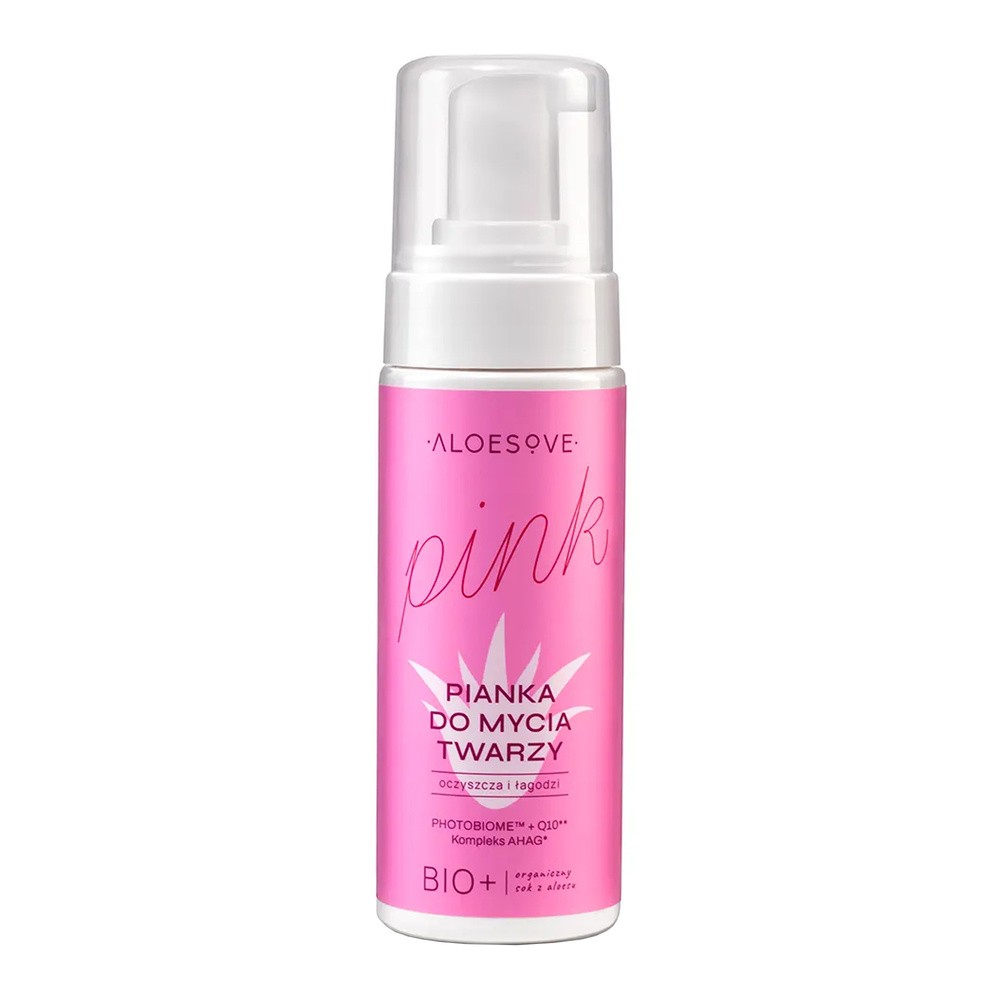 Aloesove Pink, Pianka do mycia twarzy
