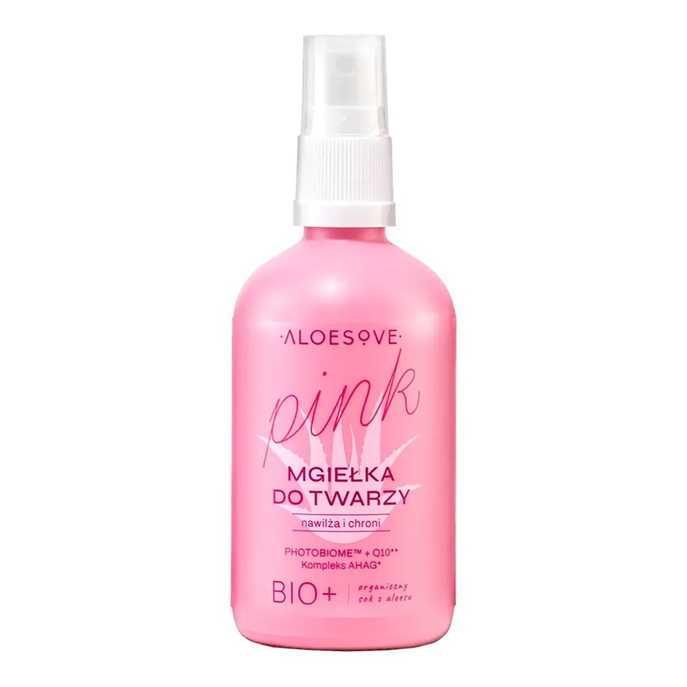 Odświeżająca mgiełka do twarzy z aloesem, ALOESOVE PINK, 100 ml