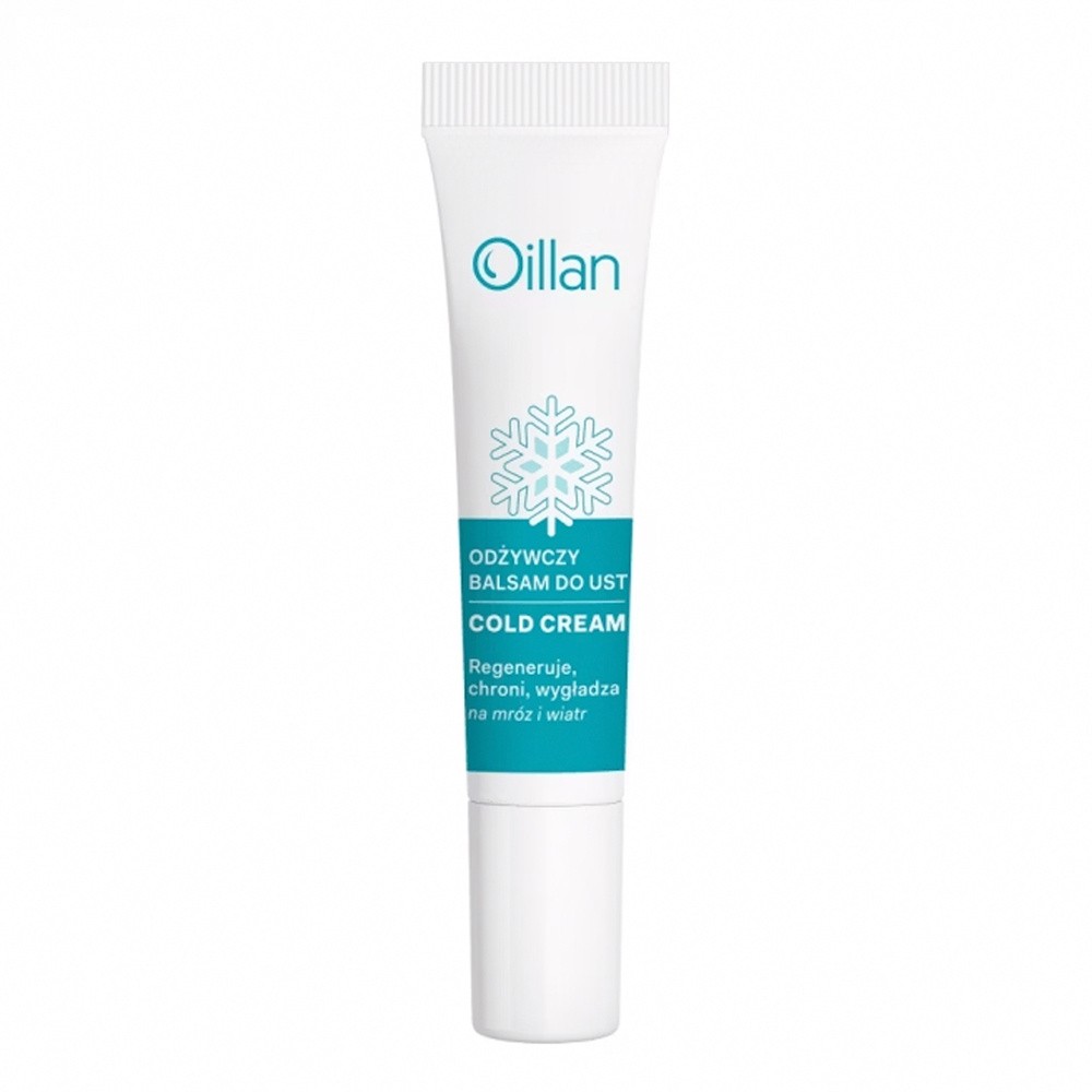 Oillan Cold Cream, odżywczy balsam do ust, 15 ml