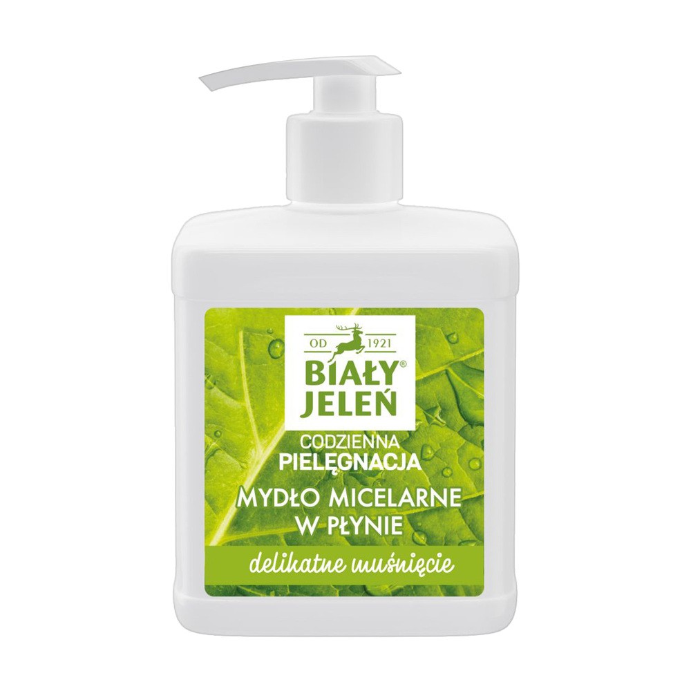 Biały Jeleń, mydło micelarne w płynie, Delikatne Muśnięcie, 500 ml