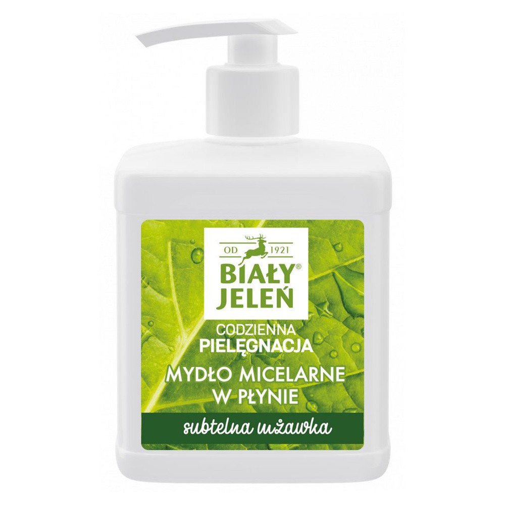 Biały Jeleń, mydło micelarne w płynie, Subtelna Mżawka, 500 ml