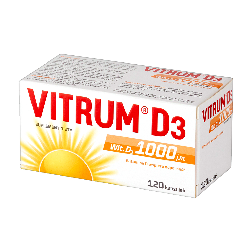 Vitrum D3 1000 j.m., 120 kapsułek