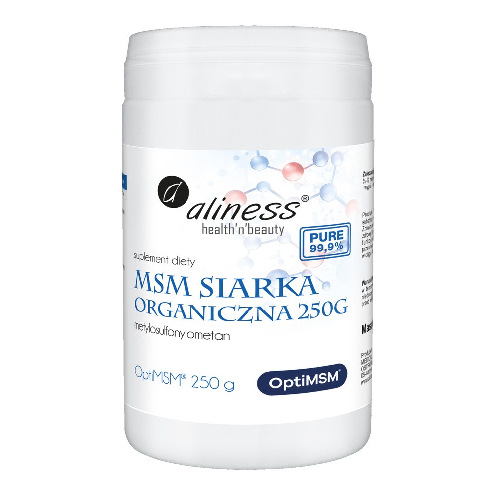 MEDICALINE ALINESS MSM Siarka organiczna 250 g