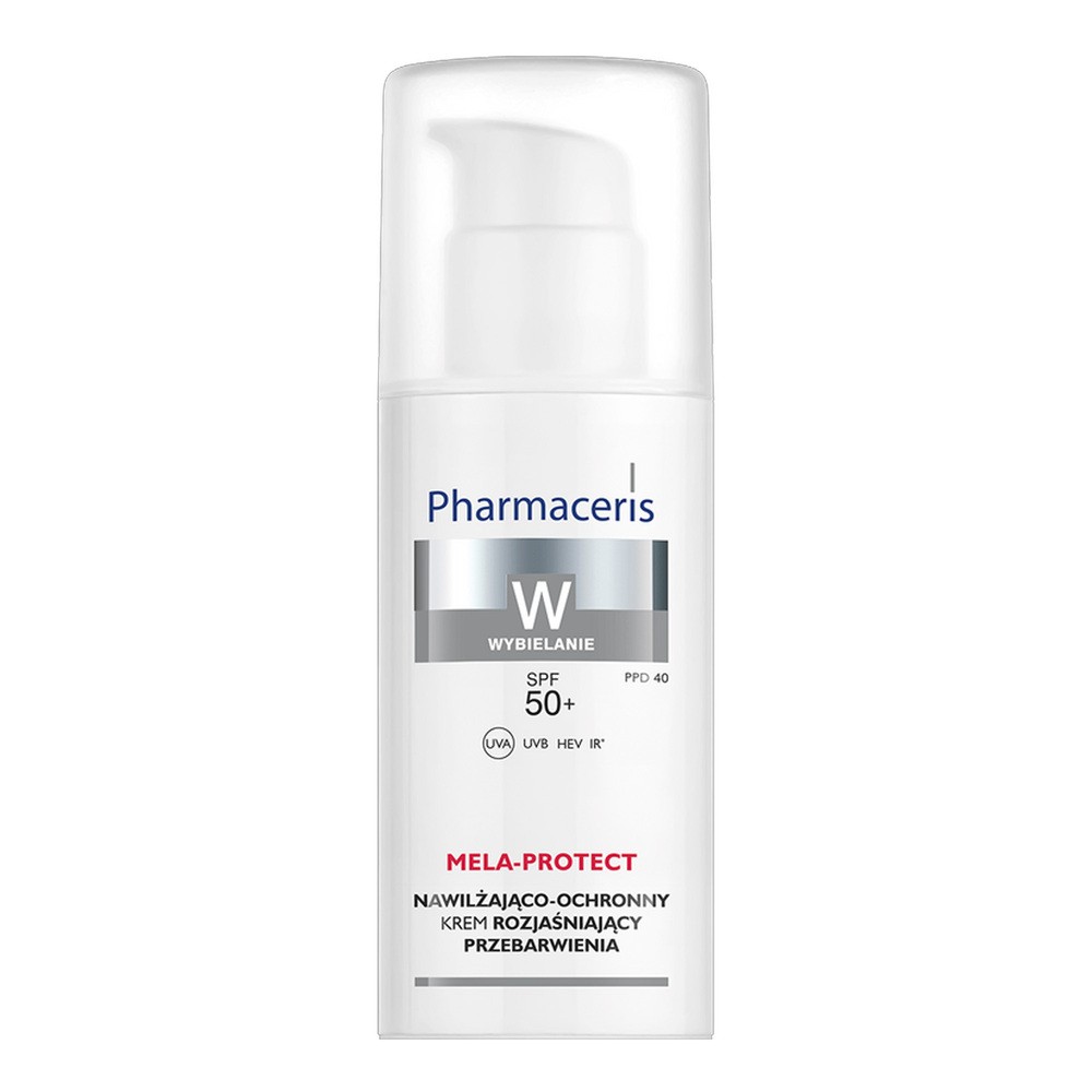 Pharmaceris W Mela-Protect, nawilżająco-ochronny krem rozjaśniający przebarwienia SPF 50+, 50 ml