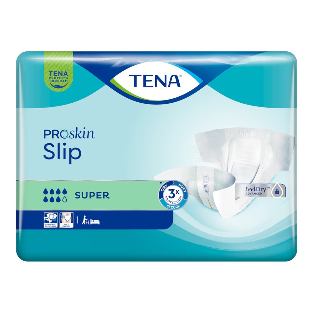 Tena Slip ProSkin, pieluchomajtki, rozmiar XL, 120-160 cm, Super, 28 sztuk